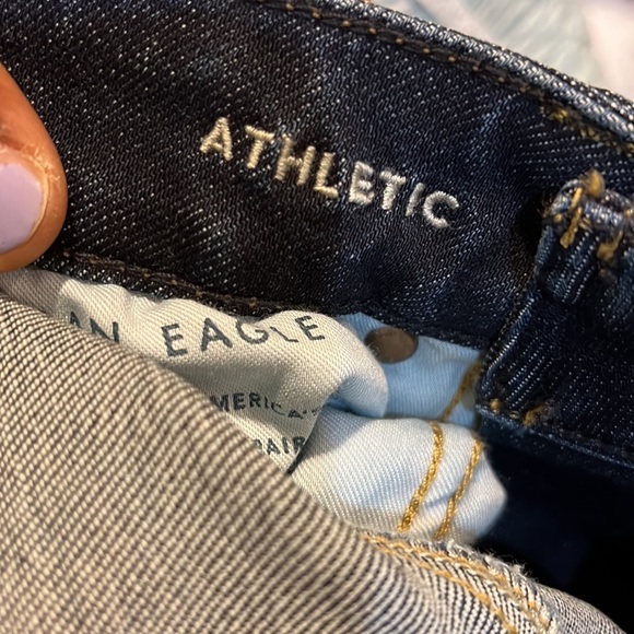 NWT American Eagle Athletic Next Level Airflex Dark Wash jeans. - Picture 15 of 16